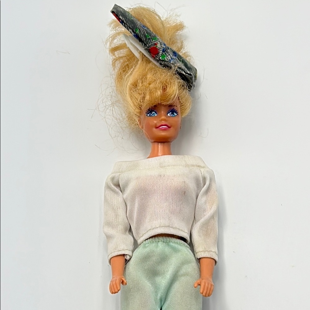 Vintage 1975 1966 Mattel Barbie Doll Blue Eyes Blonde Eyes 12 Inches